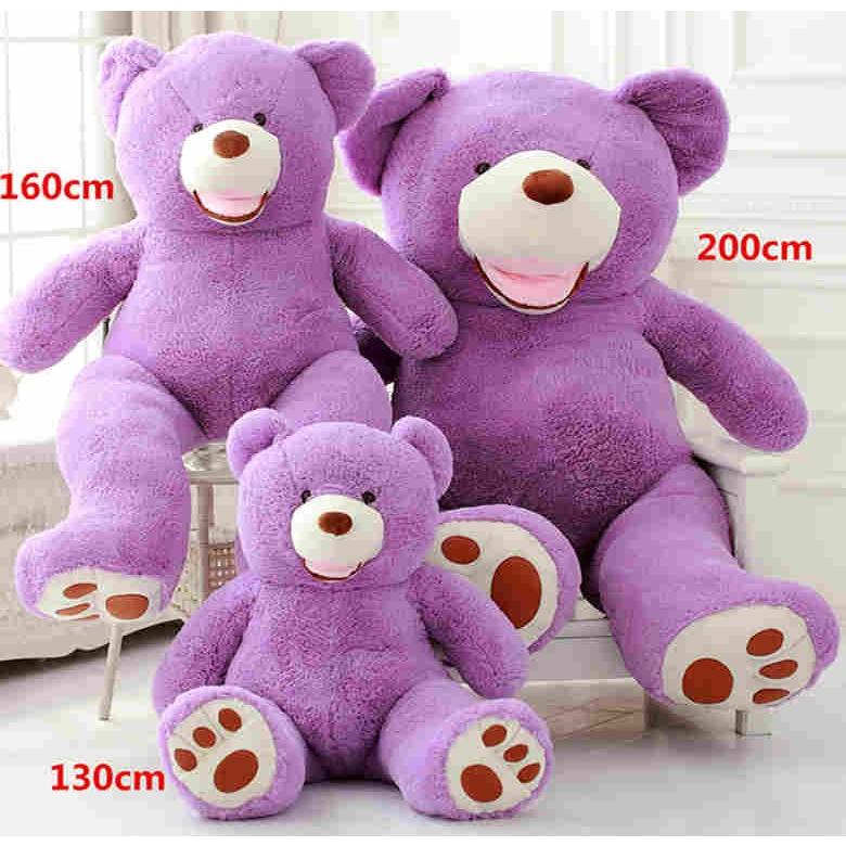 送料無料 デデイベア クマ 大きい くま ぬいぐるみ コストコ 動物縫いぐるみ 抱き枕 ふわふわ 可愛い 熊 パープル130ｃｍ Kuma1121 130 ペルチェ 通販 Yahoo ショッピング