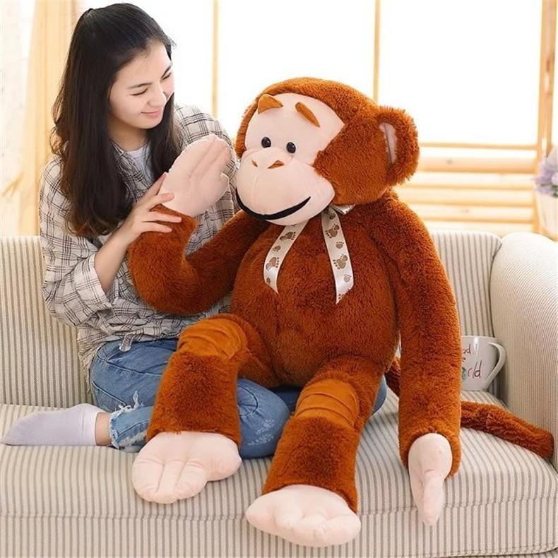 送料無料 サル ぬいぐるみ さる 特大 抱き枕 猿 大きい 動物縫いぐるみ 可愛いだきまくら ふわふわ プレゼント80ｃｍ Saru 80 ペルチェ 通販 Yahoo ショッピング