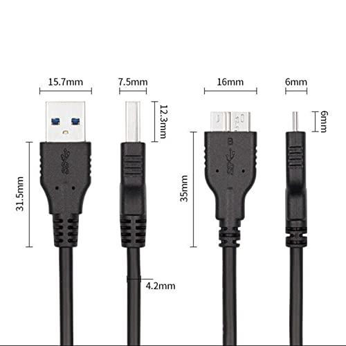 GeeSo 0.13m 黒 超高速 USB3.0 ケーブル タブレット用 USB3.0 A-microBタイプ スタンダード ユニバーサルコネクター｜peme｜04