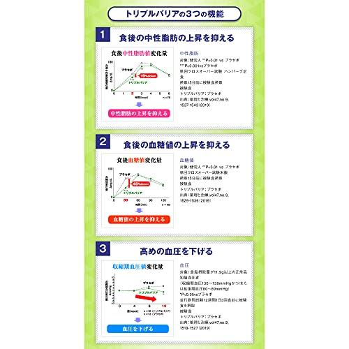 日清食品 トリプルバリア オオバコ サイリウム 青りんご味 3箱セット 1箱30本入 脂肪 糖 塩分 機能性表示食品 スティックタイプ 粉末飲料｜peme｜03