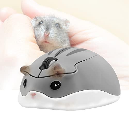ワイヤレスマウス 2.4Ghz かわいい動物 ハムスターの形 無線 マウス 電池式 光学式 1200DPI 3ボタン 小型 軽量 持ち運び便利 女性 子供用 pc/ノート｜peme｜08