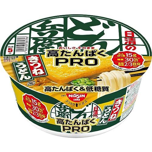 日清食品 日清のどん兵衛PRO きつねうどん(西) 高たんぱく&低糖質&食物繊維2/3日分 カップ麺 88g ×12個｜peme｜08