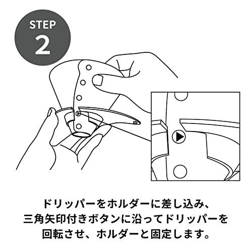 Zebrang(ゼブラン) アウトドア キャンプ 軽量 運びやすい ポケットサイズ V60フラットドリッパー 01 PLUS ZB-VDF-01B コーヒー1?2杯分用 V60ドリッ｜peme｜05