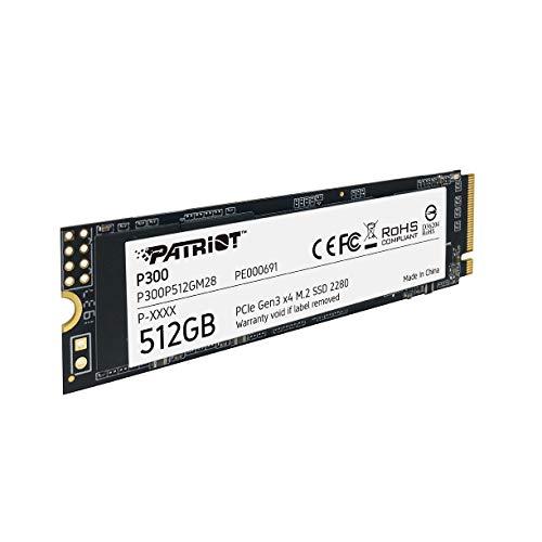 Patriot Memory P300 512GB M.2 SSD 2280 NVMe PCIe Gen 3x4 内蔵型SSD P300P512GM28｜peme｜04