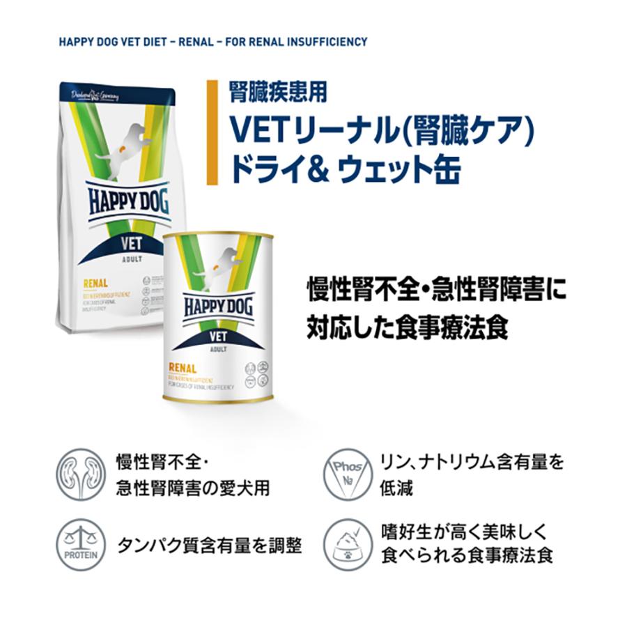 HAPPY DOG VET リーナル 腎臓ケア 全犬種 成犬〜シニア犬用 療法食 12kg(犬・ドッグ)[正規品] | ハッピードッグ | 02