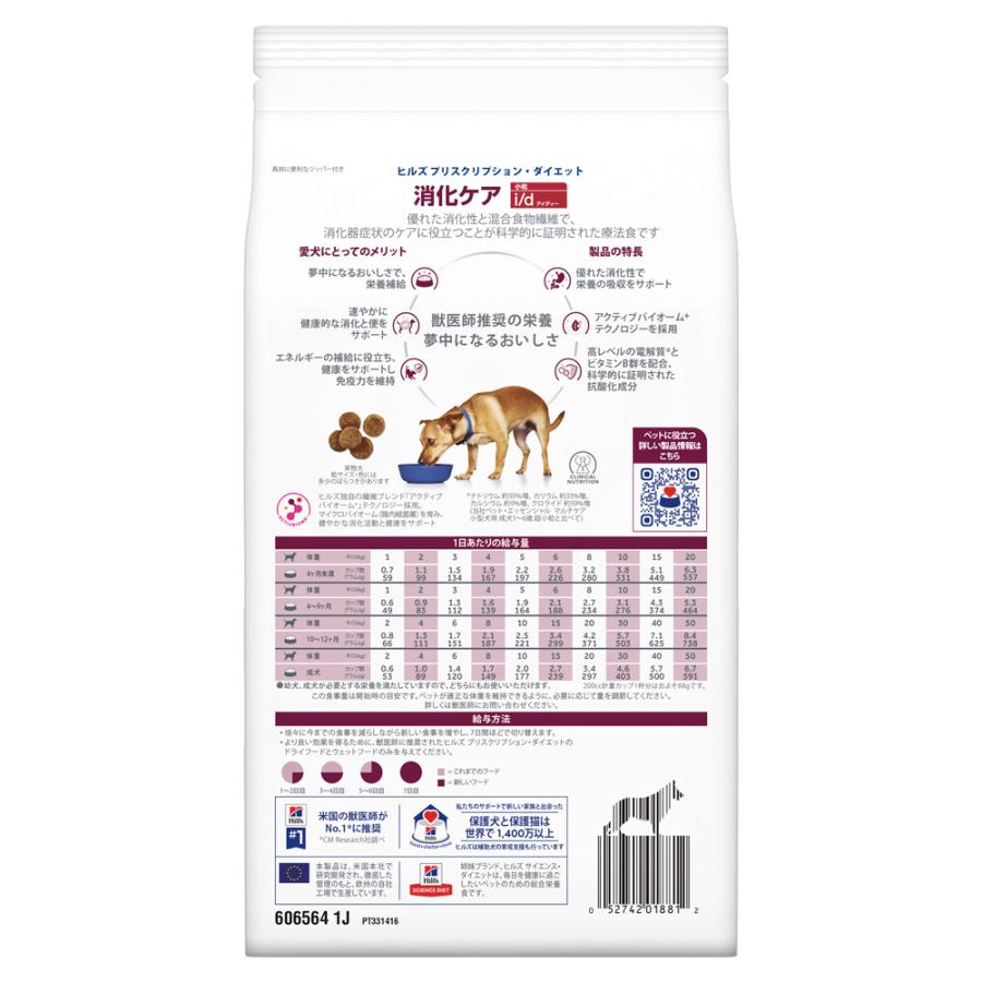 プリスクリプション・ダイエット ヒルズ i/d 消化ケア 小粒 療法食 1kg