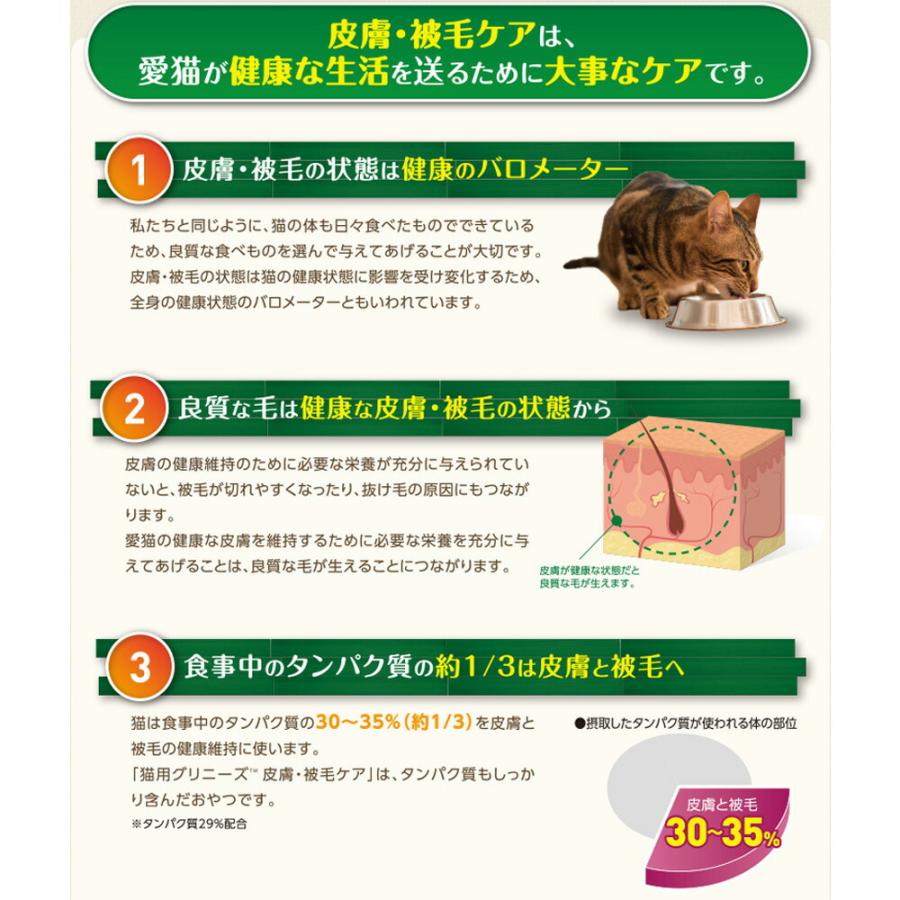 【90g×12袋】グリニーズ 猫用 皮膚被毛ケア スナック サーモン味 (猫・キャット)[正規品] | グリニーズ | 02