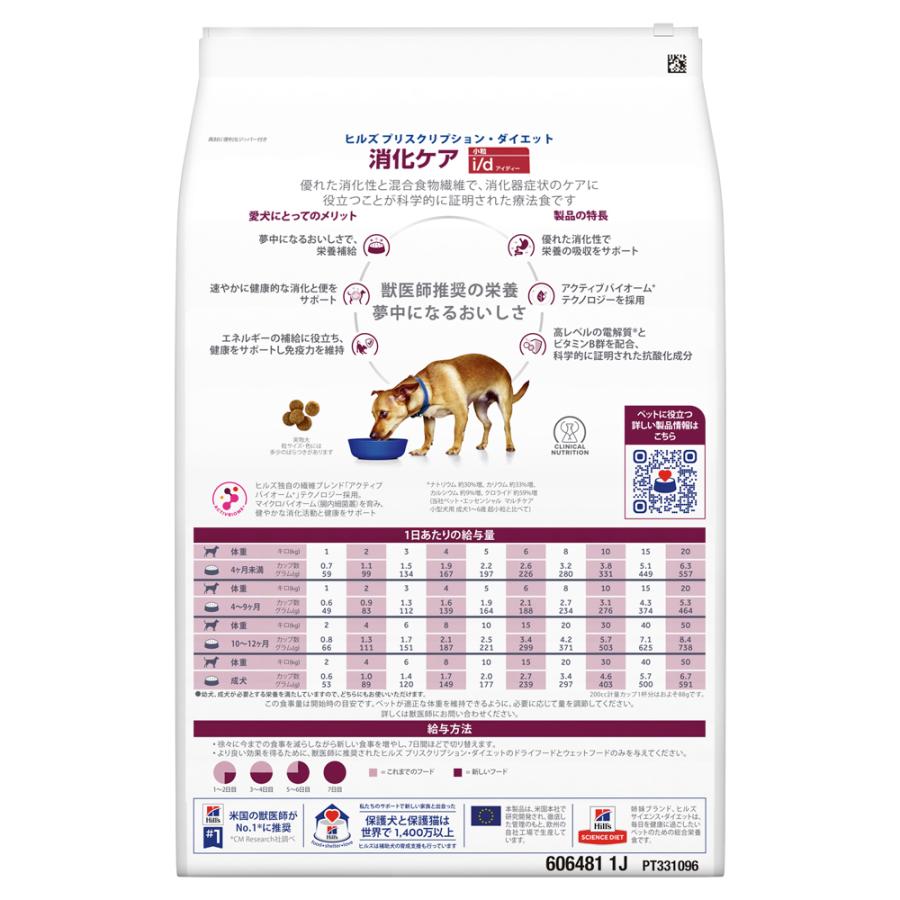 3kg×2袋】ヒルズ i/d 消化ケア 小粒 療法食 (犬・ドッグ) 【公式通販】