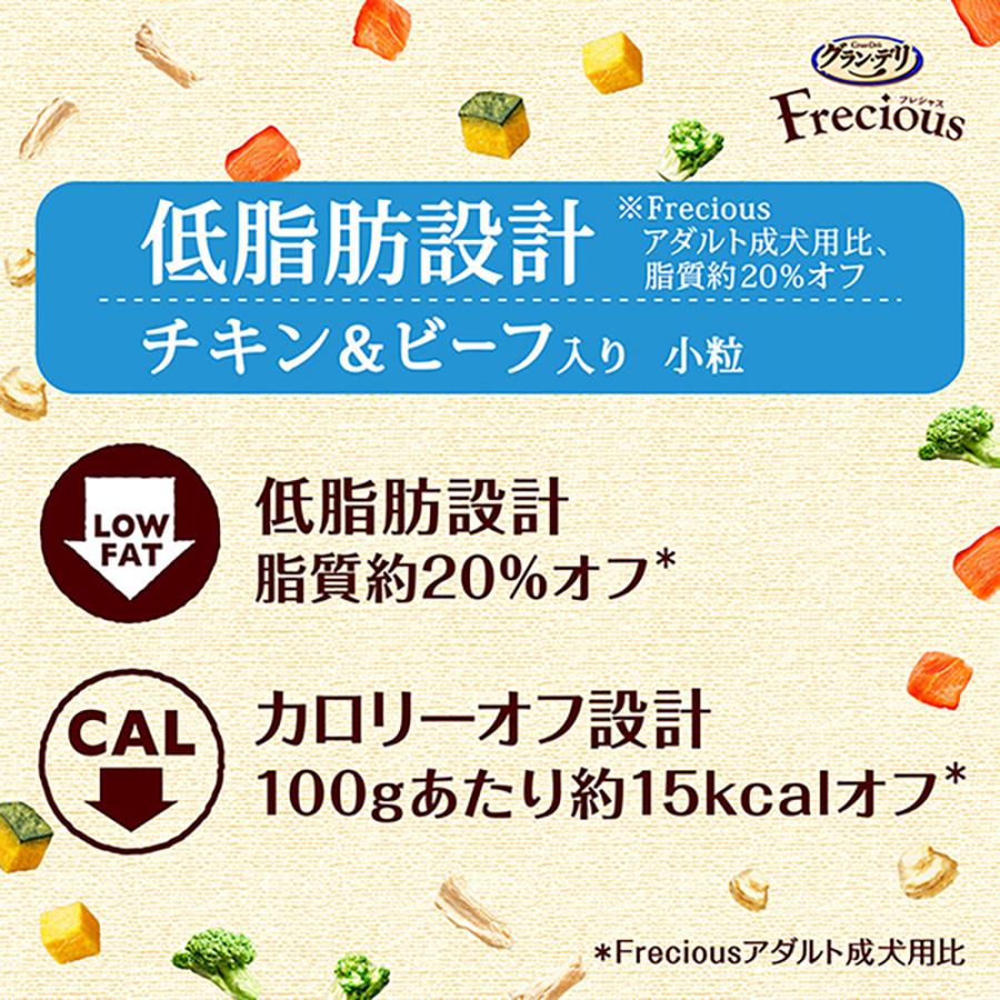 【2kg×2袋】ユニ・チャーム グラン・デリ フレシャス 低脂肪設計 成犬用 チキン＆ビーフ入り 小粒 (犬・ドッグ) | グラン・デリ | 02