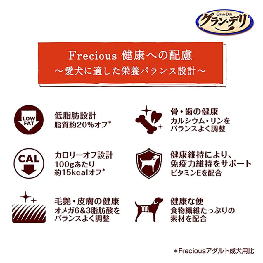 【2kg×4袋】ユニ・チャーム グラン・デリ フレシャス 低脂肪設計 成犬用 チキン＆小魚入り 小粒 (犬・ドッグ) | グラン・デリ | 03