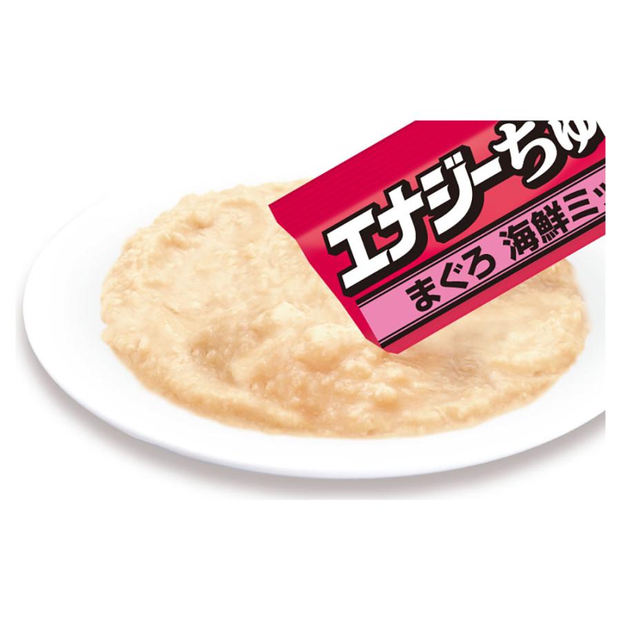 【(14g×20本)×4袋】いなば CIAO Highエナジーちゅ〜る まぐろ 海鮮ミックス味 (猫・キャット) | いなばペットフード | 01