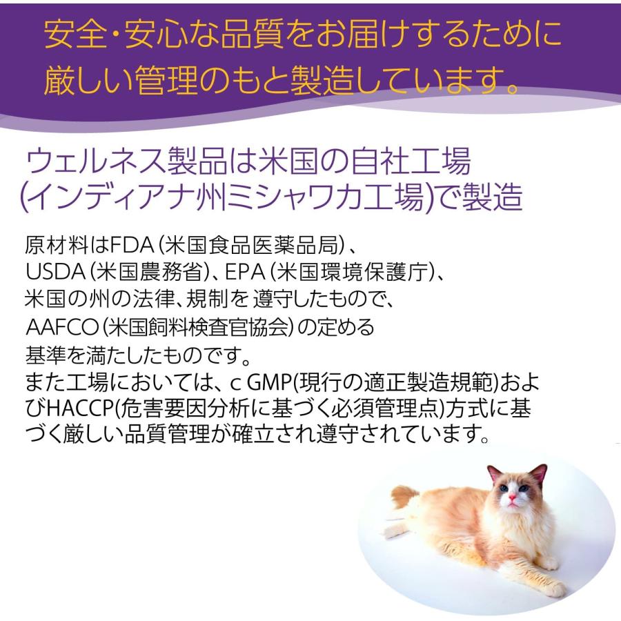 ウェルネス コア 成猫用 1歳以上 体重管理 サーモン 800g(猫・キャット)[正規品]｜pemos｜05