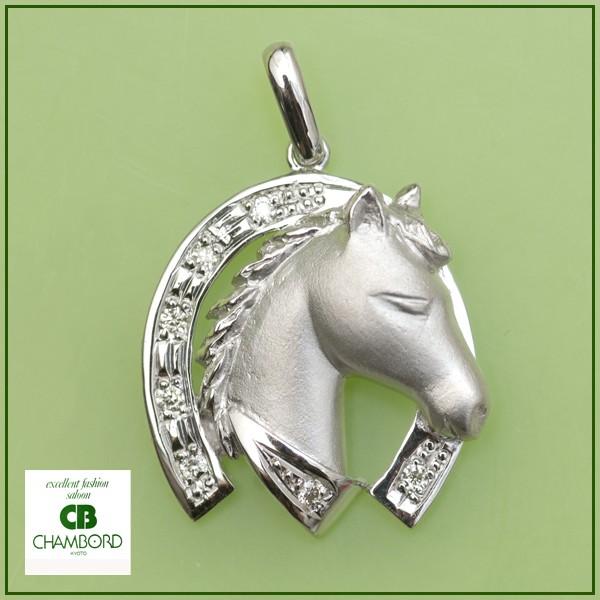 馬 ペンダント トップ 馬蹄 チャーム ホースシュー 午(うま