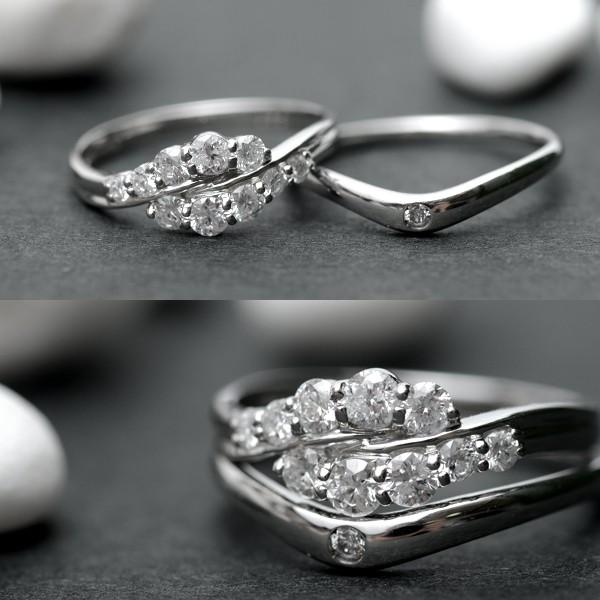 天然 ダイヤモンド リング プラチナ D:0.02ct 一粒 セットリング用単品