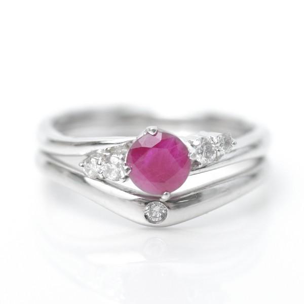 天然 ダイヤモンド リング プラチナ D:0.02ct 一粒 セットリング用単品