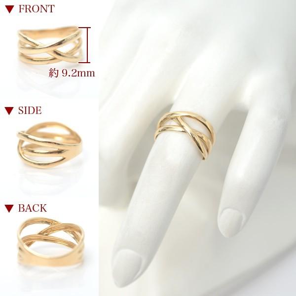 K18 18金 ゴールド 3連 リング 指輪 18金 リング k18 指輪 ゴールド 3連リング調 3本ウエーブ ライン