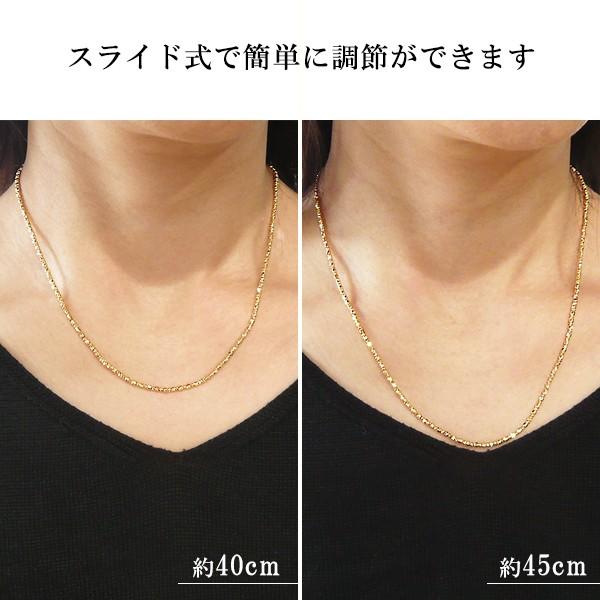 K18 ネックレス 18金 イエローゴールド ミラーボール デザイン K18 ネックレス 18金 イエローゴールド ミラーボール デザイン
