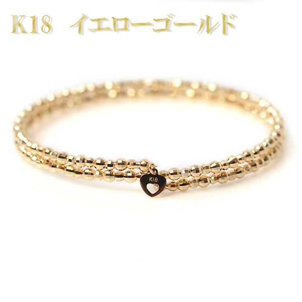 ブレスレット レディース k18 18金 バングル キラキラ ミラー ブレスレット レディース k18 18金 バングル キラキラ ミラー