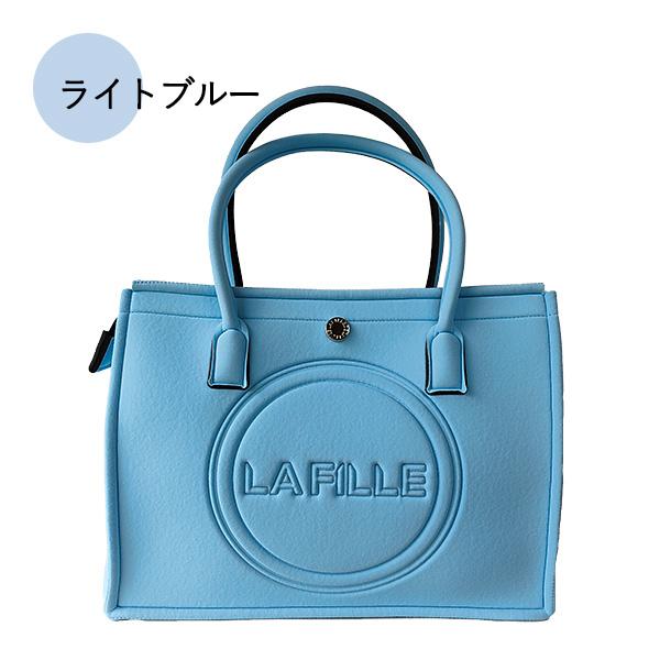 専用美品✨ラ フィーユ デ フルール・トートバッグ・超軽量 ダイバー素材　大容量 LA FILLE DES FLEURS イタリア製 ハンドバッグ ファスナー付き