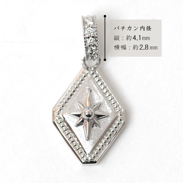 プラチナ ペンダントトップ メンズ 天然ダイヤモンド入り Pt900