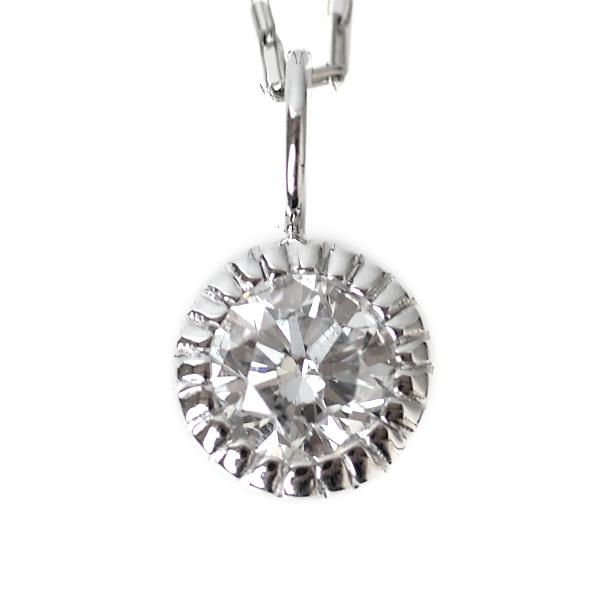 プラチナ ネックレス 天然 ダイヤモンド ペンダント ロングネックレス