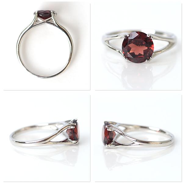 31日まで　ガーネットリング　pt900 PT900 ガーネット リング – BIJOU HANIECL