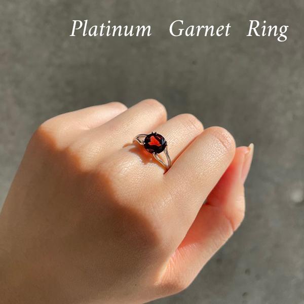 ロードライト ガーネット リング 指輪 Pt900 プラチナ 2.16ct 2