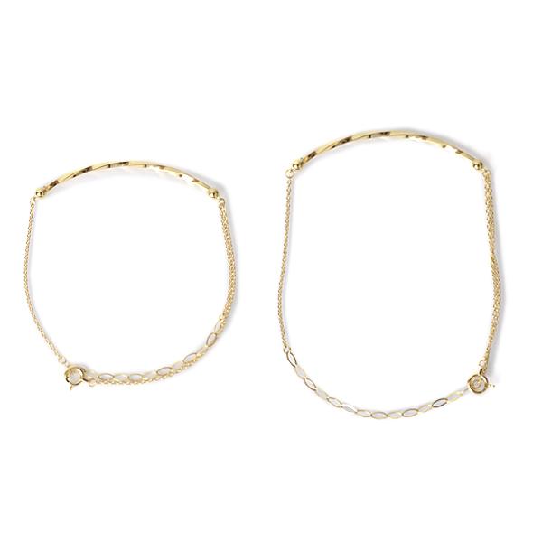 MOON ブレスレット　ピアス K18 SETTING ブレスレット｜スター BRACELET(S)(2ZU0615)K18 アクセサリー