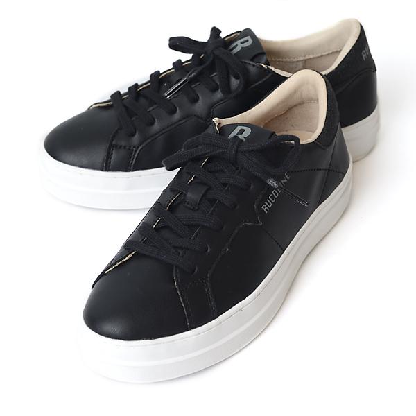 ルコライン　RUCOLINE　厚底スニーカー　新品　ブラック 定価41800円 RUCOLINE（ルコライン） スニーカー 靴 RUCO LINE RUCO-002BK CALF PU