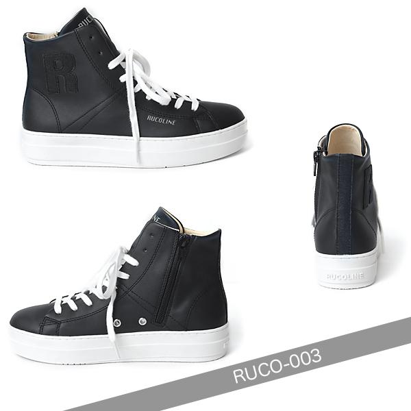 RUCOLINE（ルコライン） スニーカー 靴 RUCO LINE RUCO-003BK CALF PU