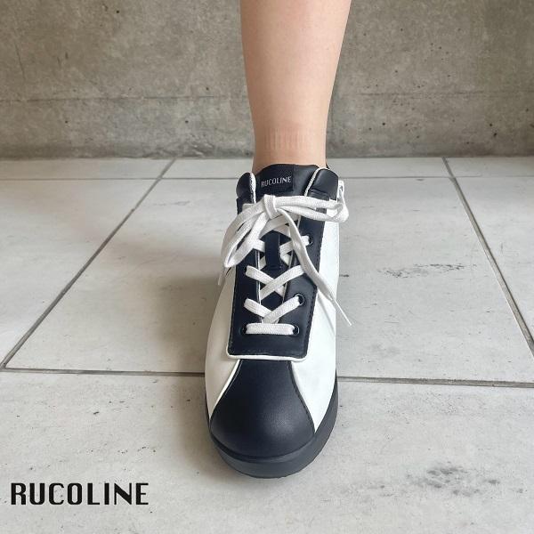 RUCO LINE ブラックスニーカー 最終値下げ RUCOLINE（ルコライン） スニーカー 靴 RUCO LINE RUCO-007BK CALF PU