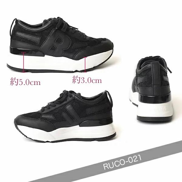 RUCOLINE（ルコライン） スニーカー 靴 RUCO LINE RUCO-021BK PIZZO