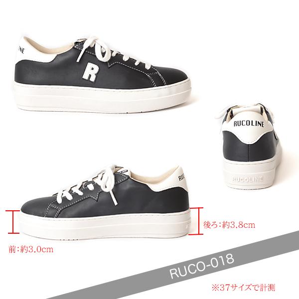 RUCOLINE（ルコライン） スニーカー 靴 RUCO LINE RUCO-018BK CALF PU