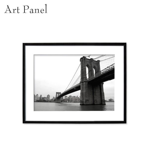 アートパネル インテリア おしゃれ ニューヨーク 白黒 モノクロ 海外 壁掛け モダン 風景 額付き 絵画 写真 Kingsfirearmsandmore