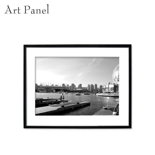アートパネル 風景 バンクーバー インテリア モノトーン 展示 空間 壁面 壁掛け おしゃれ ポスター 絵画 写真