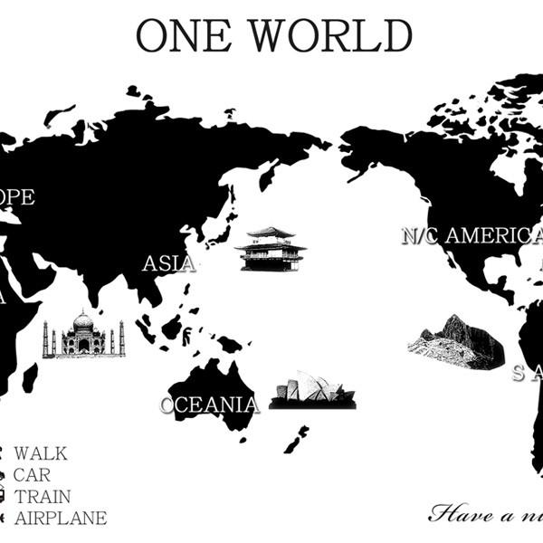 アートパネル モノクロ 世界地図 ポスター インテリア おしゃれ 壁掛け 白黒 額付き インテリアアートパネル Pbh210 058 ガーランド専門店 Pengiiino 通販 Yahoo ショッピング