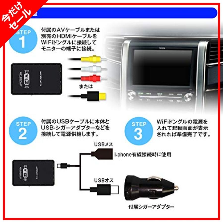 La Montagneのwifi ドングル 車のモニターにスマホ映像が映る 車載 シガーアダプター付き スマートフォン スマホ Hdmi Rca 純正 Wss 80tiqr9pk3erならyahoo ショッピング ランキングや口コミも豊富なネット通販 更にお得なpaypay残高も