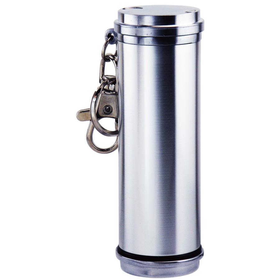 携帯灰皿 アッシュシリンダー ロングシルバー : ペンギンライター