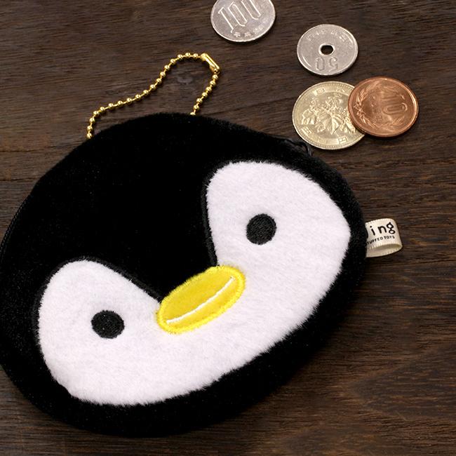 ふわふわ コインケース ペンギン かわいい 小銭入れ 財布 ポーチ ペンギンと 通販 Paypayモール