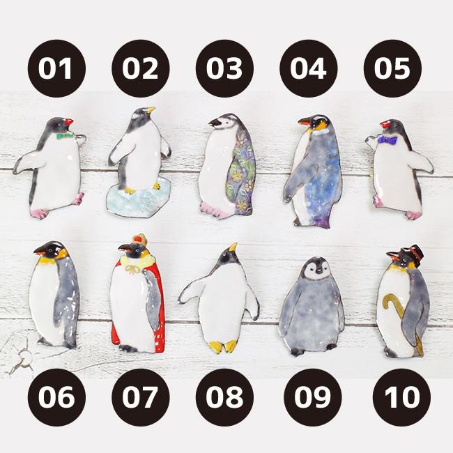 七宝焼 ペンギン ブローチ 大 ファッション アクセサリー ペンギンと 通販 Paypayモール