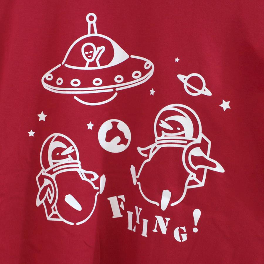 宇宙 ペンギン Tシャツ ( アブダクション abduction 半袖 オリジナル ポップ ネオン ファッション ）｜penguin-to｜14