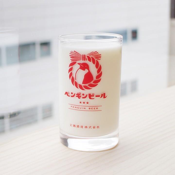 ペンギン レトロ ビール グラス 2個 セット  ( オリジナル タンブラー 家飲み 町中華 )｜penguin-to｜04