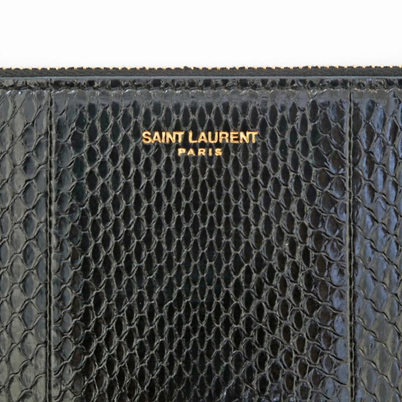 サンローランパリ SAINT LAURENT PARIS ポーチ ロゴ エキゾチック