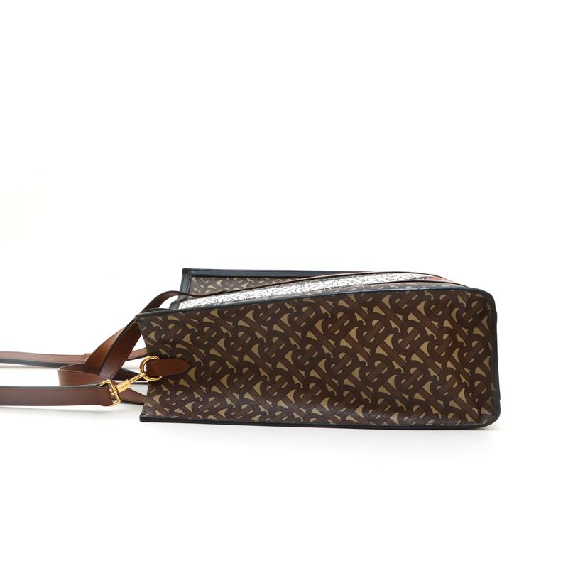 バーバリー BURBERRY トートバッグ TBモノグラム PVC レザー 2WAY 