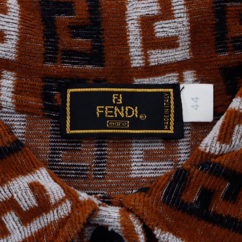 フェンディ FENDI ポロシャツ サイズ44 1990年 コットン マルチカラー｜penguin-vintage｜09
