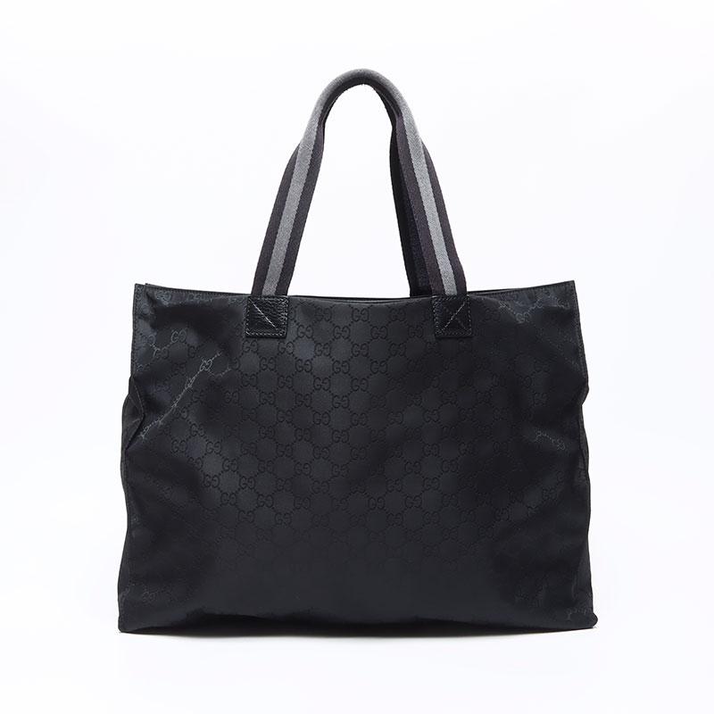 GUCCI グッチ トートバッグ GGスプリーム ナイロン ブラック