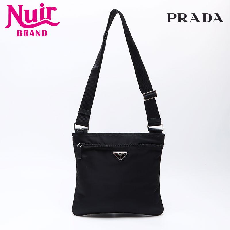 PRADA プラダ ショルダーバッグ 三角ロゴタグ ナイロン ブラック 