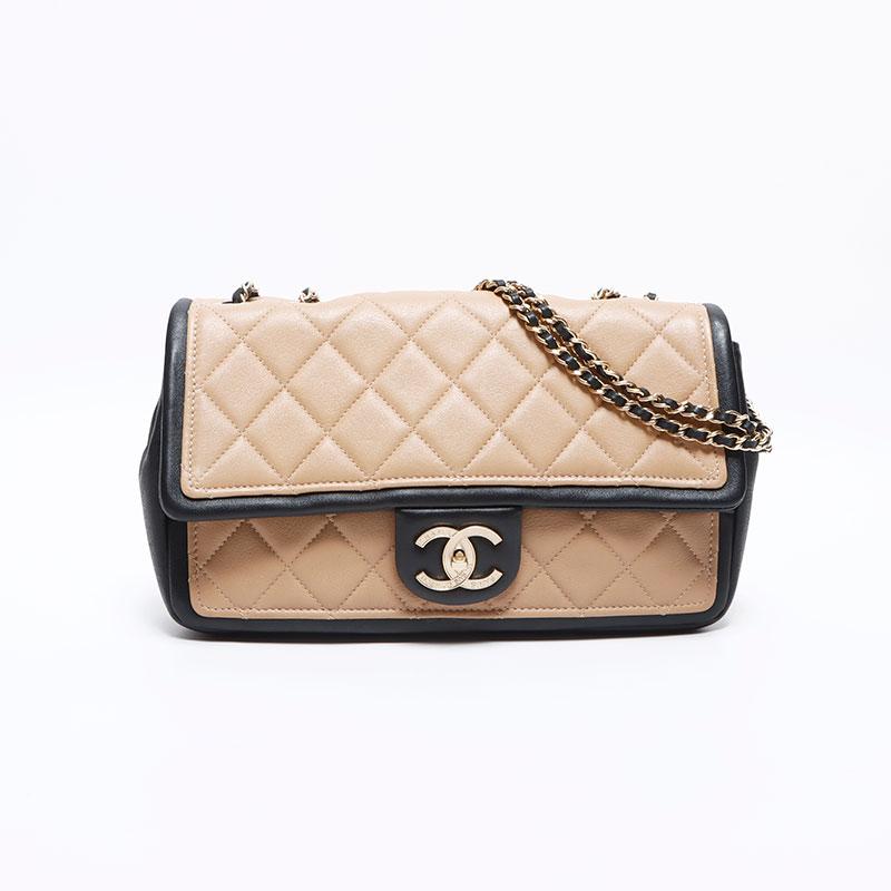 CHANEL シャネル ショルダーバッグ 20番台 ラムスキン マトラッセ バイ 