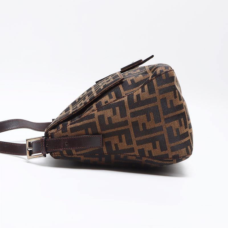 えりフェンディ　マンマバケット　キャンバス　ショルダーバッグ　ブラウン 楽天市場】FENDI フェンディ マンマバケット ナイロンキャンバス