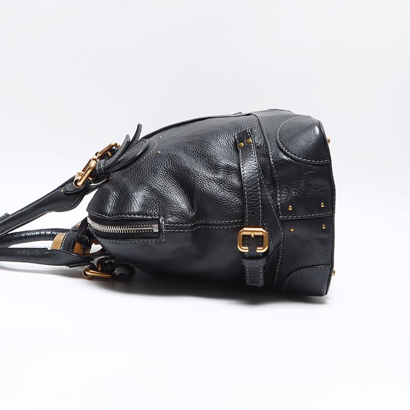 Chloe クロエ ショルダーバッグ レザー パディントン ブラック